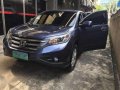 Fresh 2012 Honda Crv 4x2 AT Blue For Sale -0