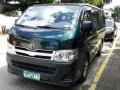 2013 Toyota Hiace commuter green color for sale -3