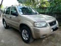 Ford Escape Xls Matic 2005 Beige For Sale -8