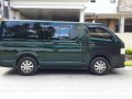 2013 Toyota Hiace commuter green color for sale -1
