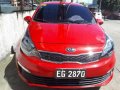 Fresh 2016 Kia Rio Automatic Red For Sale -1