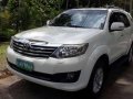 Toyota Fortuner G 2012 2.5 MT White For Sale -3
