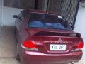 Mitsubishi Lancer 2004 mdl red for sale -1