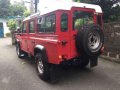 Land Rover Defender 110 200 TDI 4x4 Red For Sale -5