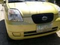 Kia Picanto 2005 model yellow color for sale -1