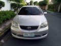 Toyota Vios 1.3 E 2004 MT Silver For Sale -0