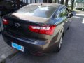 2012 Kia Rio 1.4 EX Sedan Automatic Brown For Sale -0