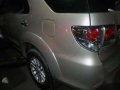 Toyota Fortuner 2013 Manual SIlver For Sale -0