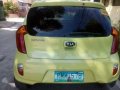 2012 Kia Picanto Matic Yellow HB For Sale -2