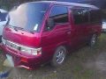 Nissan URVAN DIESEL 2010 Van Red For Sale -1