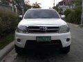 Toyota Fortuner Vvti Gas 2007 White For Sale -1