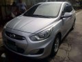 2013 Hyundai Accent AT Silver Sedan For Sale -6