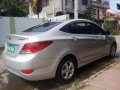 2013 Hyundai Accent AT Silver Sedan For Sale -3