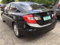 2012 Honda Civic 1.8S AT Black Sedan For Sale -0