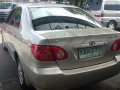 2001 Toyota Corolla Altis E Auto Beige for sale -0