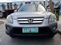 Fresh Honda CR-V 4x2 2005 AT Silver For Sale -0