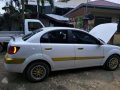 Kia Rio 2007 1.6 MT White Sedan For Sale -4