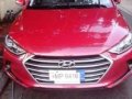 Hyundai Elantra 2016 AT Red Sedan For Sale -2