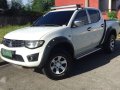 2012 Mitsubishi Strada 2.5 MT White For Sale -2