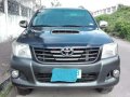Toyota Hilux G 4x4 2012 AT Gray Pickup For Sale -0