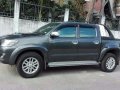 Toyota Hilux G 4x4 2012 AT Gray Pickup For Sale -5