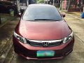 Honda Civic 2012 red for sale-1