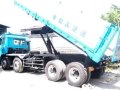 Blue Fuso Cargo dump truck-1