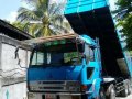 Blue Fuso Cargo dump truck-2
