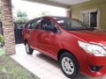 For sale red Toyota Innova J 2014 Diesel-4