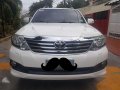 2012 Toyota Fortuner 2.5G Automatic White For Sale -1