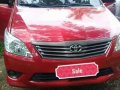 Toyota Innova J 2013 Manual Red For Sale -0