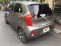 Kia Picanto 2017 AT Brown Hatchback For Sale -1