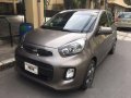 Kia Picanto 2017 AT Brown Hatchback For Sale -3