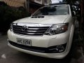 Toyota Fortuner V 4x4 2015 AT White For Sale -1