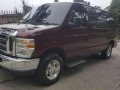 Ford E150 XLT Premium AT Red Van For Sale -8