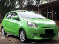 Mitsubishi Mirage 2014 GLS 1.0 MT Green HB For Sale -0