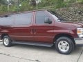 Ford E150 XLT Premium AT Red Van For Sale -0