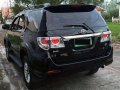 2012 Toyota Fortuner 25G DIESEL AT Black For Sale -1