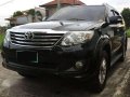 2012 Toyota Fortuner 25G DIESEL AT Black For Sale -3
