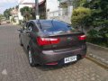 Kia Rio 2014 Manual Brown Sedan For Sale -2