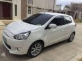 Mitsubishi Mirage matic 2013 white for sale-4