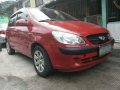 Hyundai Getz 2008 AT Red HB For Sale -0