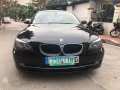 Fresh 2008 BMW 520D AT Black Sedan For Sale -0