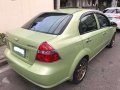 2011 CHEVROELT AVEO AT Green Sedan For Sale -3