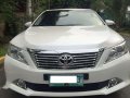 2013 Toyota Camry 2.5 V pearl white for sale-1
