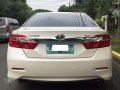 2013 Toyota Camry 2.5 V pearl white for sale-0