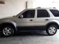 2003 Ford Escape XLT 4 x 4 MT Silver For Sale -4