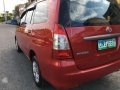 2013 Toyota Innova J Gas 2.0 VVTi Red For Sale -3