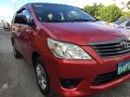 2013 Toyota Innova J Gas 2.0 VVTi Red For Sale -1