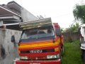 Isuzu Elf 4BC1 14ft Dropside Red Truck For Sale -1